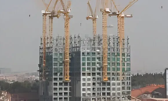 construction of skyscraper