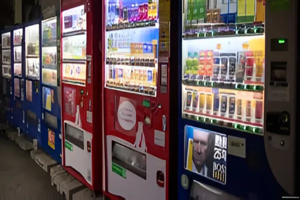 Tokyo has a lot of vending machines 