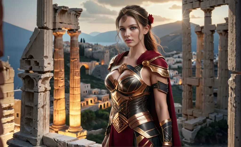 Ancient Greece beautiful woman